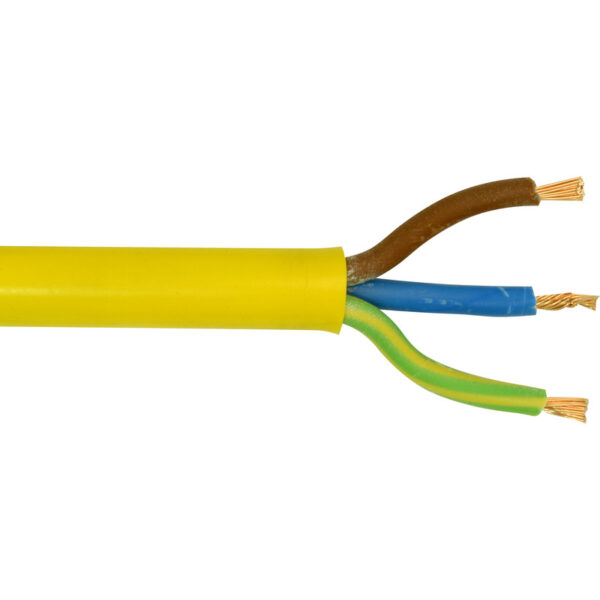 Arctic Flex Cable Yellow 1.5mm 3 Core - per Metre