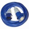 JCE 16A Arctic Blue Extension Lead Hook Up 2.5mm 3 Pin