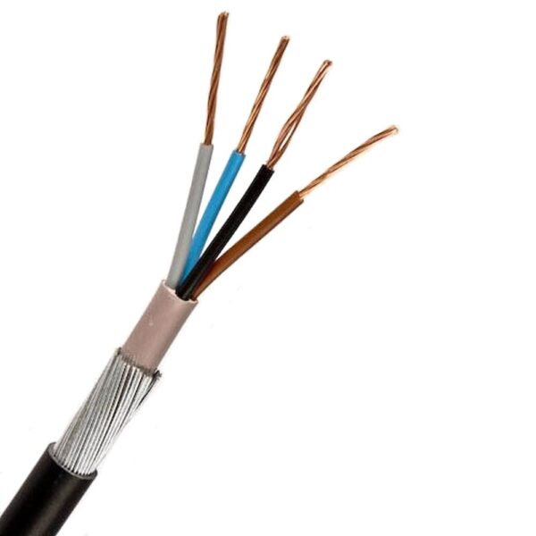 SWA Armoured Cable 2.5mm 4 Core - per Metre