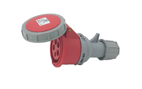 JCE 16A 5 Pin Red Trailing Plug & Socket 415V IP67 Waterproof - Image 2