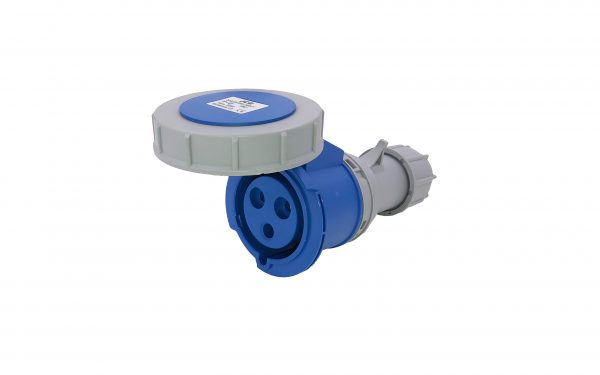 JCE 32A 3 Pin Blue Trailing Socket 240V IP67