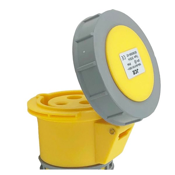 JCE 16A 3 Pin 110V Yellow Trailing Socket 240V IP67