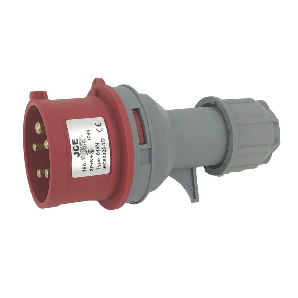 JCE 16A 5 Pin Red Trailing Plug 415V IP44