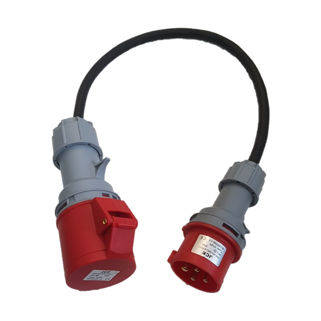 16A Plug – 32A Socket Adaptor 4 Pin 415V 2.5mm H07RNF