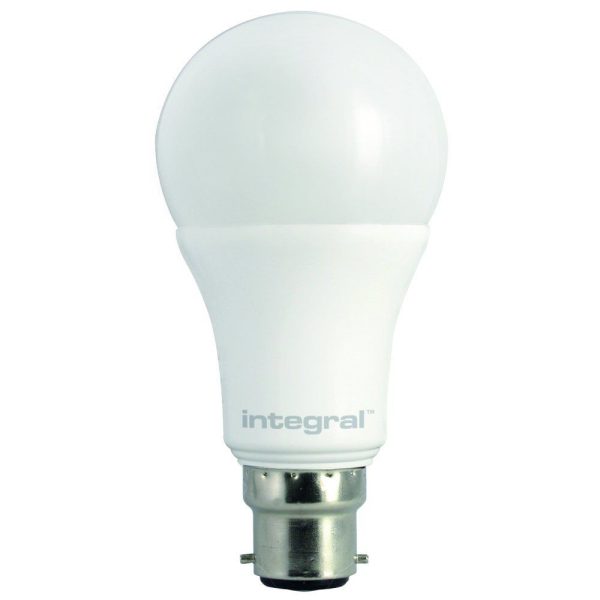 Integral LED B22 10.5W Classic Globe Dimmable Frosted Lamp