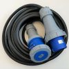 32A 6mm H07RN-F Rubber Hook Up Lead 3 Pin IP67