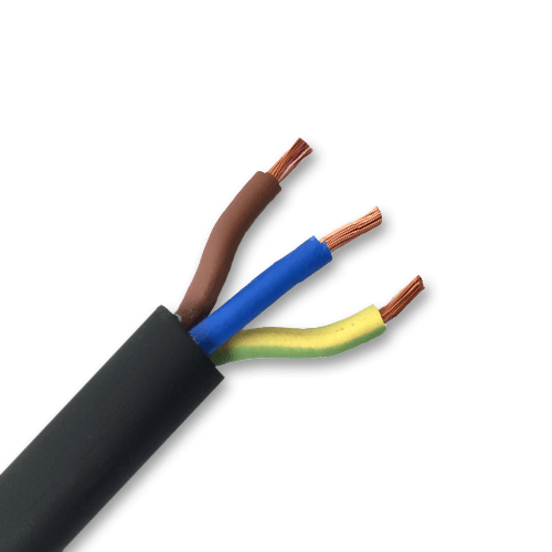 6mm 3 Core H07RN-F Rubber Cable per Metre