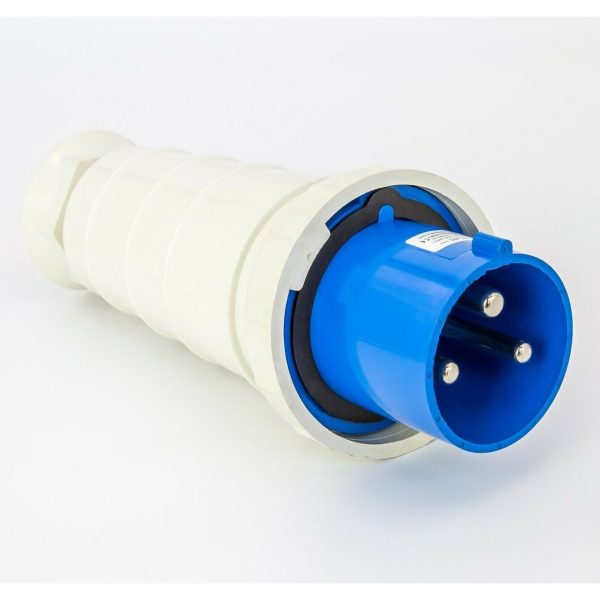 Rolec 125A 3 Pin Blue Trailing Plug 240V IP67