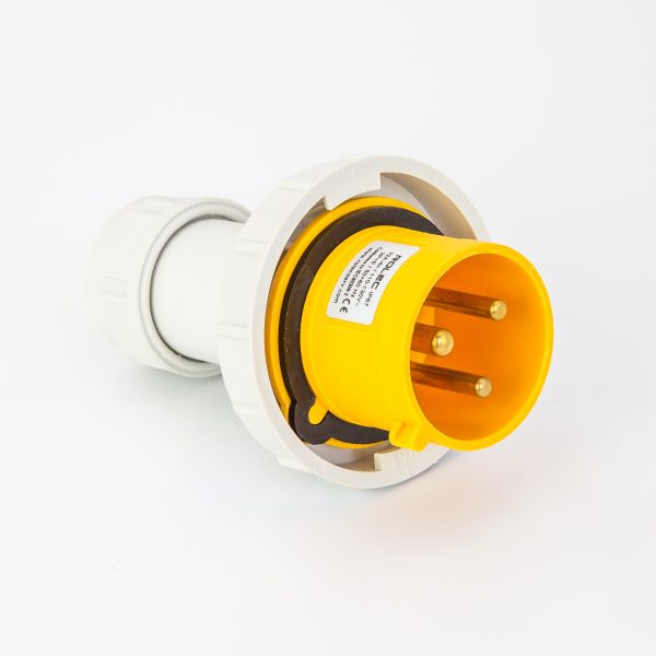 Rolec 32A 3 Pin 110V Yellow Trailing Plug IP67