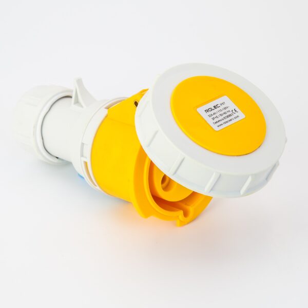 Rolec 32A 3 Pin 110V Yellow Trailing Socket  IP67 - Image 2