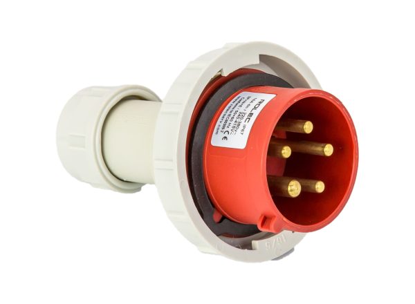 Rolec 16A 5 Pin Red Trailing Plug 415V IP67