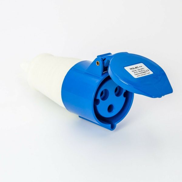 Rolec 32A 3 Pin Blue Trailing Socket