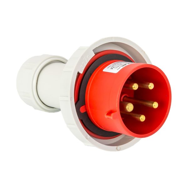 Rolec 32A 5 Pin Red Trailing Plug 415V IP67