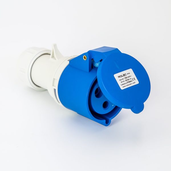 Rolec 32A 3 Pin Blue Trailing Socket 240V IP44